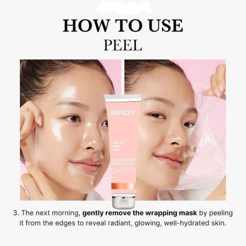 ✨ Collagen Night Wrapping Peel-Off Mask (Pack of 2)