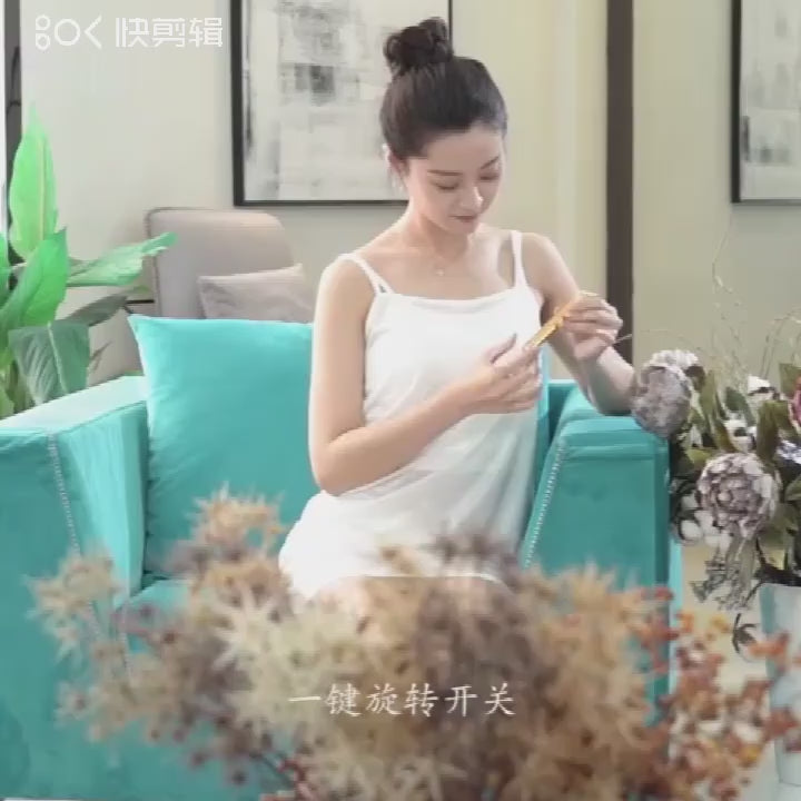 24K Gold Energy Beauty Bar Electric Facial Massage Roller